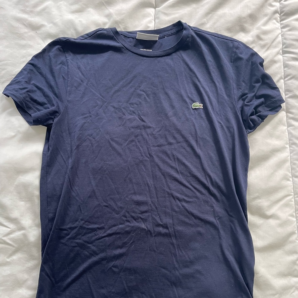 Blue Lacoste T Shirt